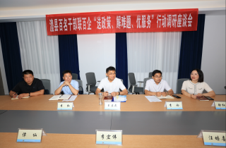 澧縣百名干部聯百企“送政策、解難題、優服務”行動調研系列座談會