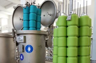 鎮(zhèn)海線帶THIES壓力烘干機正式投入使用